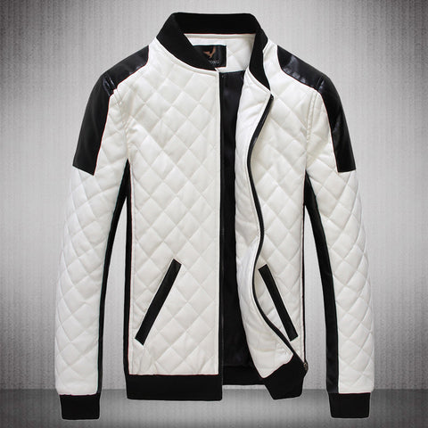 2017 Winter Collection Color Matching Men's Slim Fit Urban Style Coat/Jacket