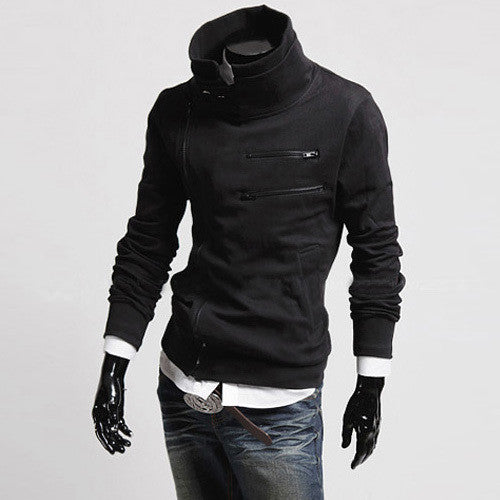 "Renzo" Side Zip Slim Sweater