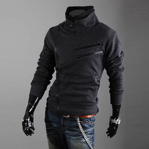 "Renzo" Side Zip Slim Sweater