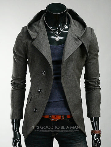 2017 Fall Collection Men's Round Collar Slim Fit Striped Sweater