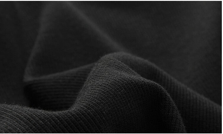 "Thin" Slim Fit Sweater With Leather Look Sleeves