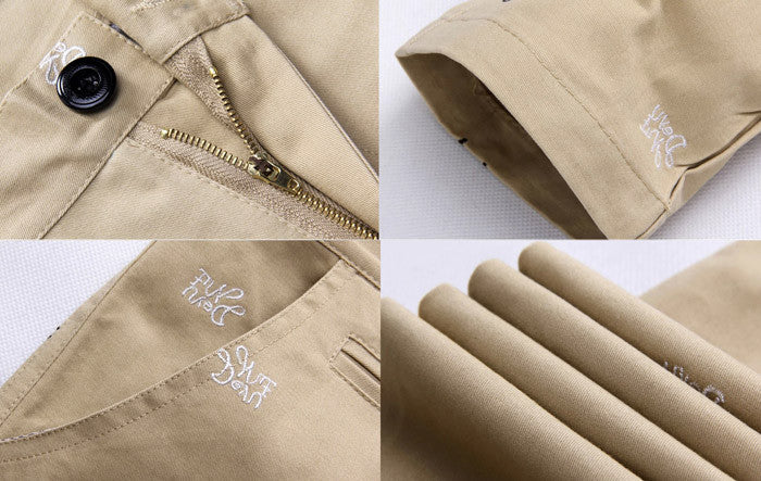 Skull & Cross Bone Designer Brand No Iron Slim Fit Pants