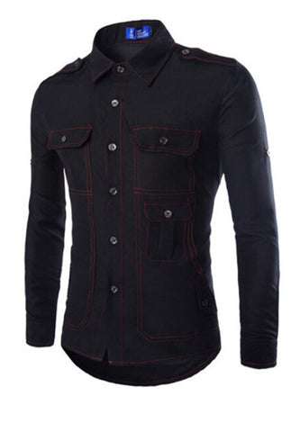 Subtle Pattern Short Sleeve Shirt