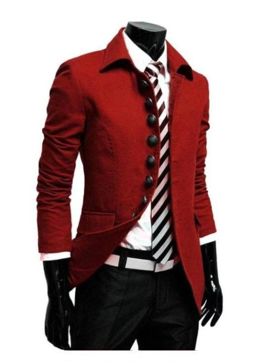 Oversize Button Casual Slim Fit Jacket