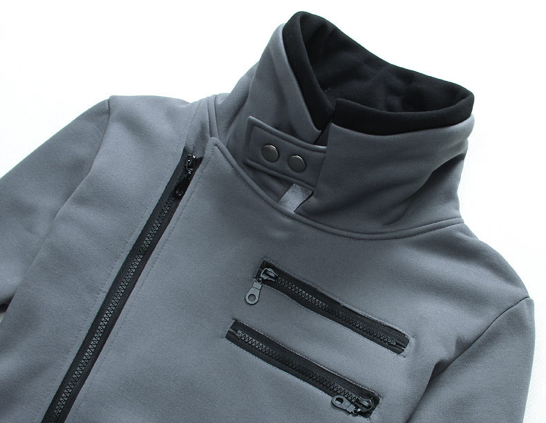 "Renzo" Side Zip Slim Sweater