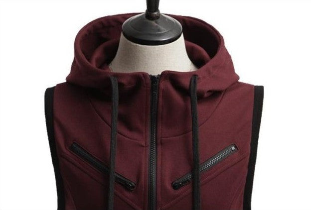 Sleeveless Dark Assassin Hoodie