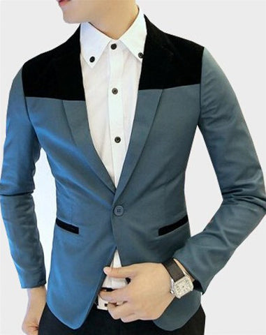 Bamboo Fiber Slim Fit Casual Spring Blazer