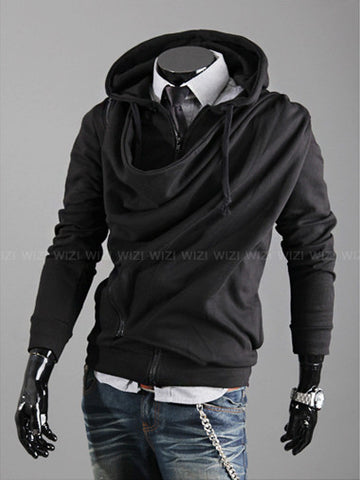 2017 Fall Collection Men's Round Collar Slim Fit Striped Sweater