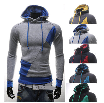 2017 Fall Collection Men's Round Collar Slim Fit Striped Sweater