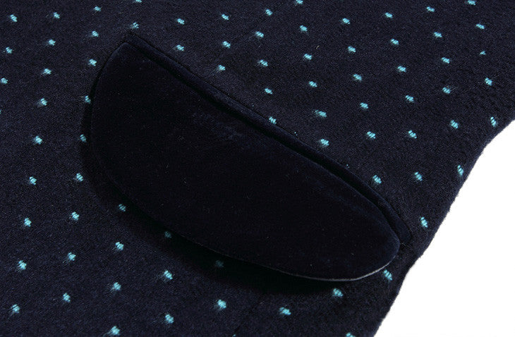 Blue Polka Dots Night Time Blazer