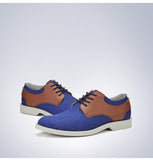 Classic Canvas & Leather Oxford Shoes